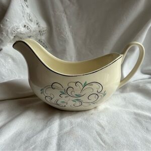 Vintage Johnson Bros. England Gravy Boat MCM Pattern
